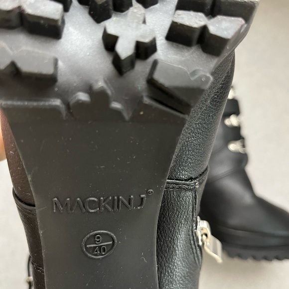 Halloween Sky High Combat Boots with Buckle Detail - Picture 5 of 5
